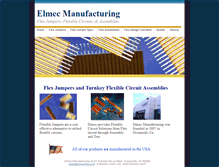 Tablet Screenshot of elmecmfg.com